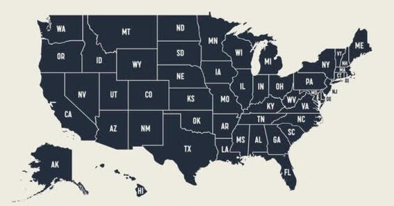 Map of USA